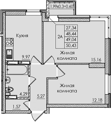 2-комн
