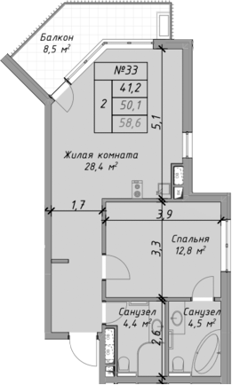 2-комн