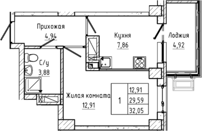 1-комн