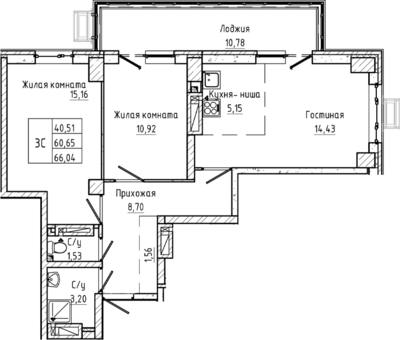 3-комн