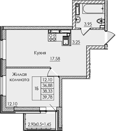 1-комн