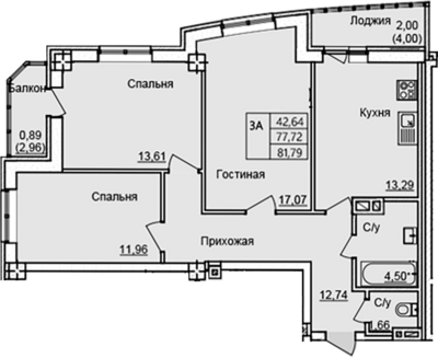 3-комн
