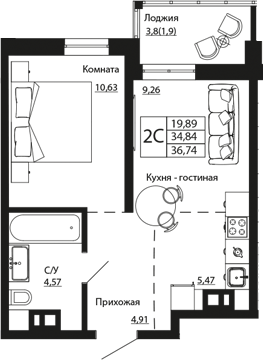 2-комн