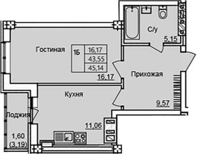 1-комн