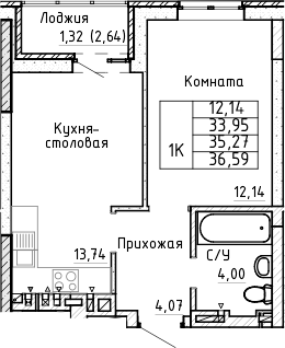1-комн
