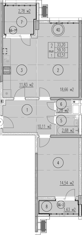 2-комн