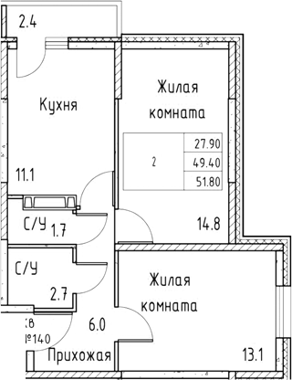 2-комн