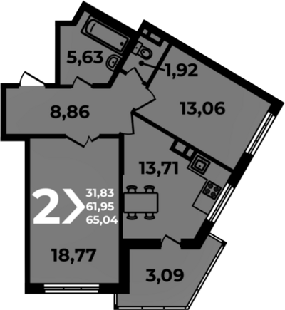 2-комн