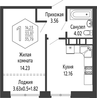 1-комн