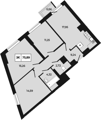 3-комн
