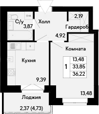1-комн