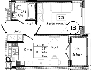 1-комн