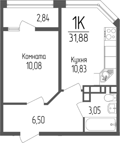 1-комн