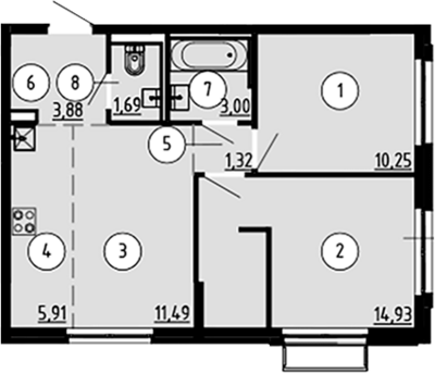 3-комн