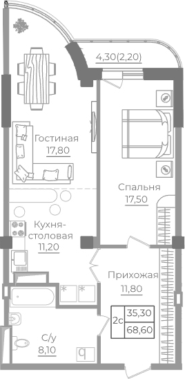 2-комн