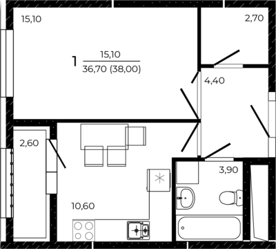 1-комн