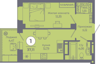 1-комн