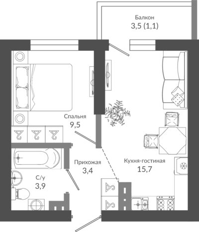 2-комн