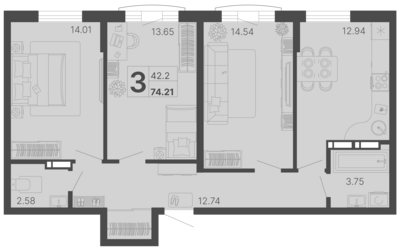 3-комн
