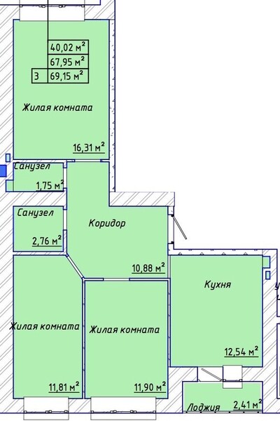 3-комн