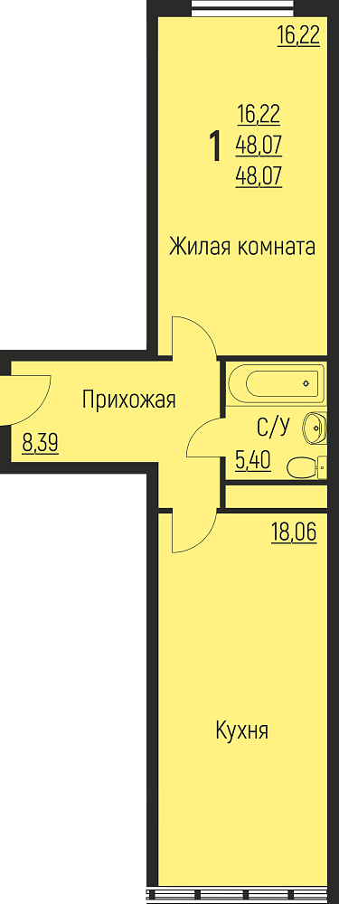 1-комн