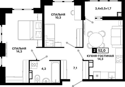 2-комн