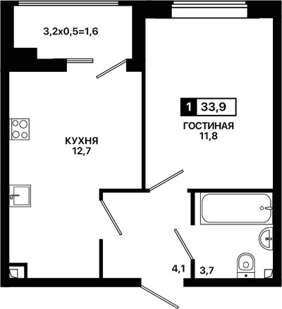 1-комн