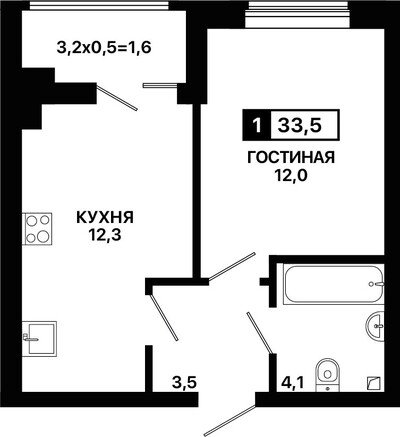 1-комн